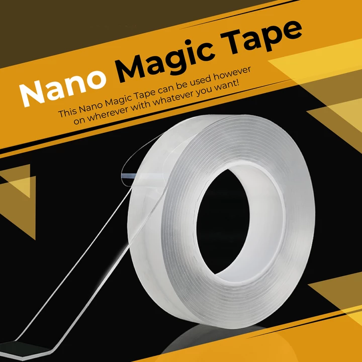 【Imported from Germany】 Nano Magic Double Sided Tape-🇮🇳COD + Local Stock ！！!