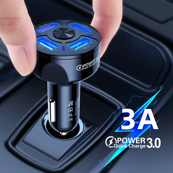 🔥HOT SALE-45%OFF🔥Fast Charging 4 Port Car Charger Adapter