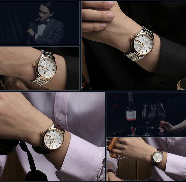 Binger Genuine Luxury Switzerland Quartz Watch